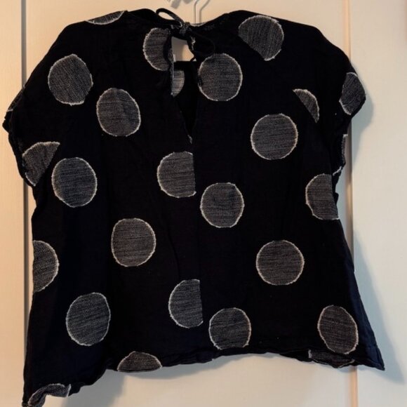 Hansel from Basel Clemence Top in Black Dot - Picture 5 of 5